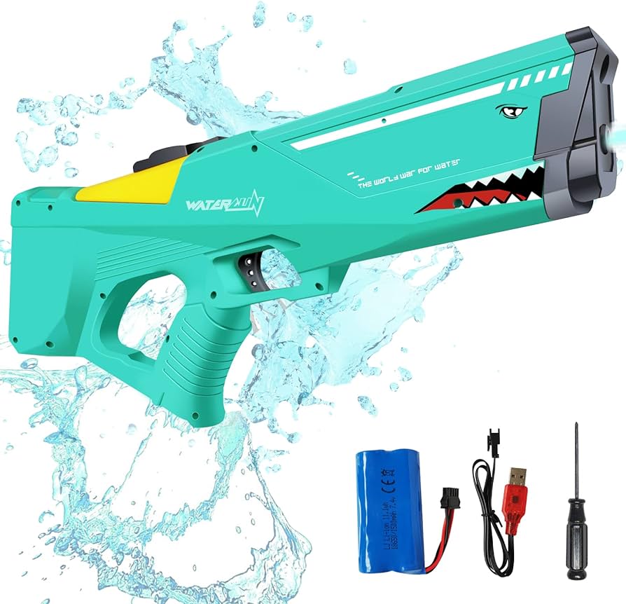 Juguete Pistola De Agua Eléctrica Shark